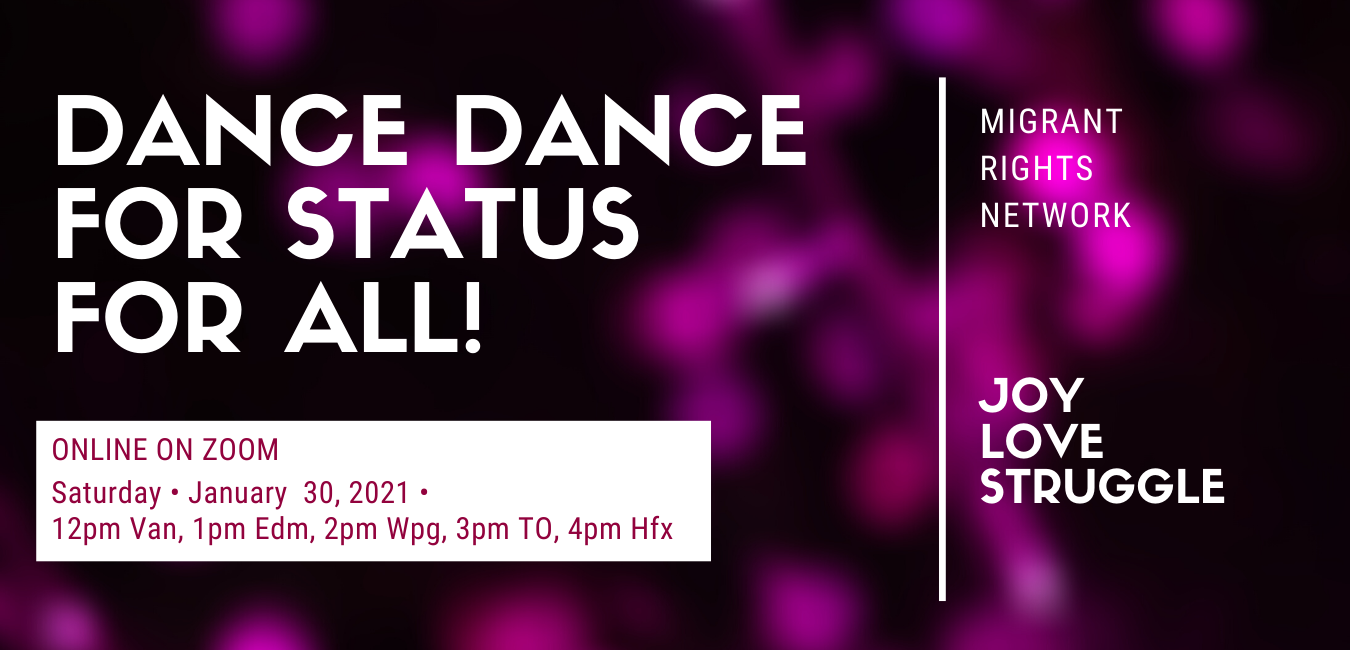 Dance Dance for Status for All! Migrant Rights Network